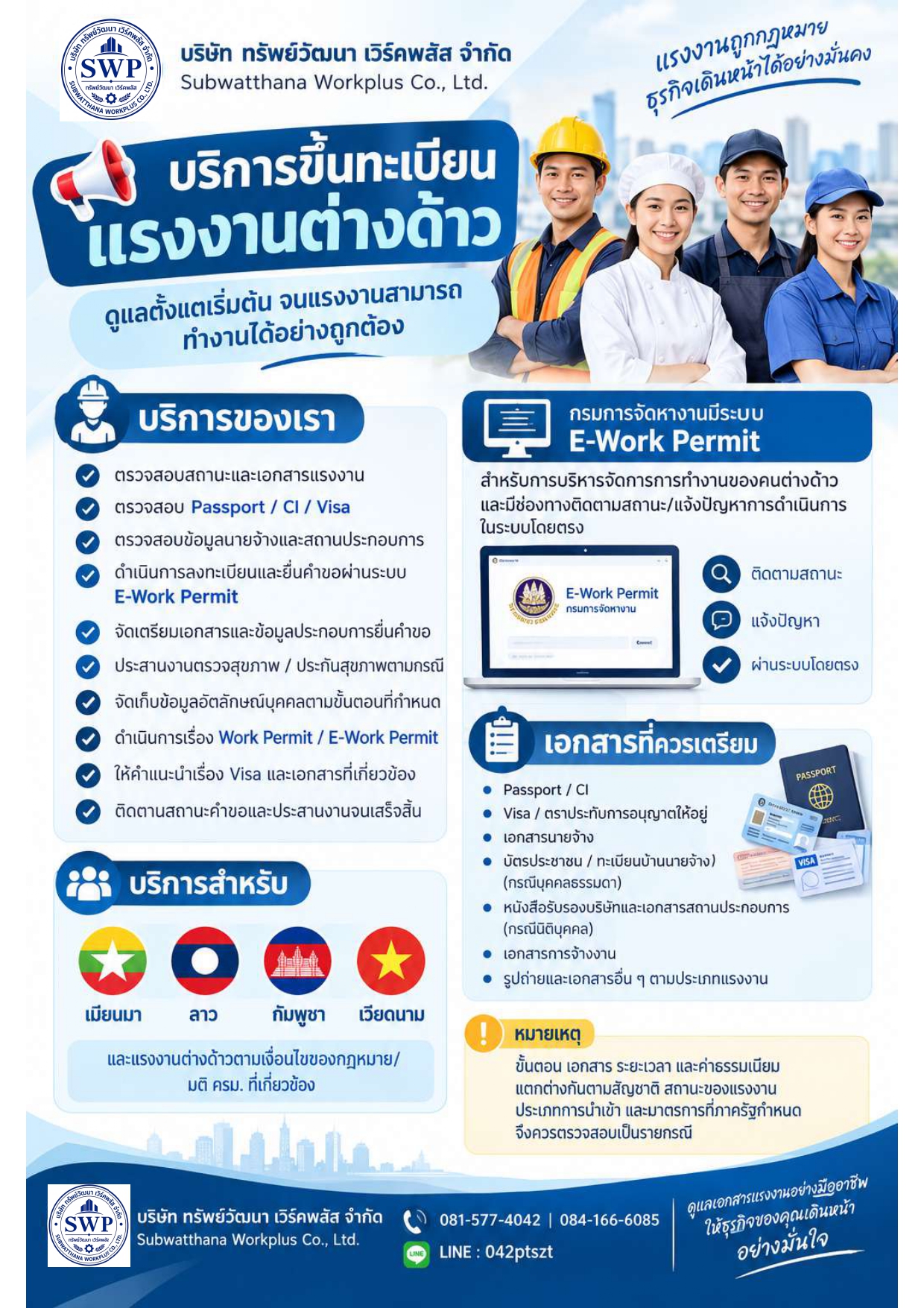 ขึ้นทะเบียนแรงงานต่างด้าว